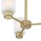 Westinghouse Chandelier 60W 3-Light Sylvestre Champagne Brass Frosted Glass 6126900 - alternate 2